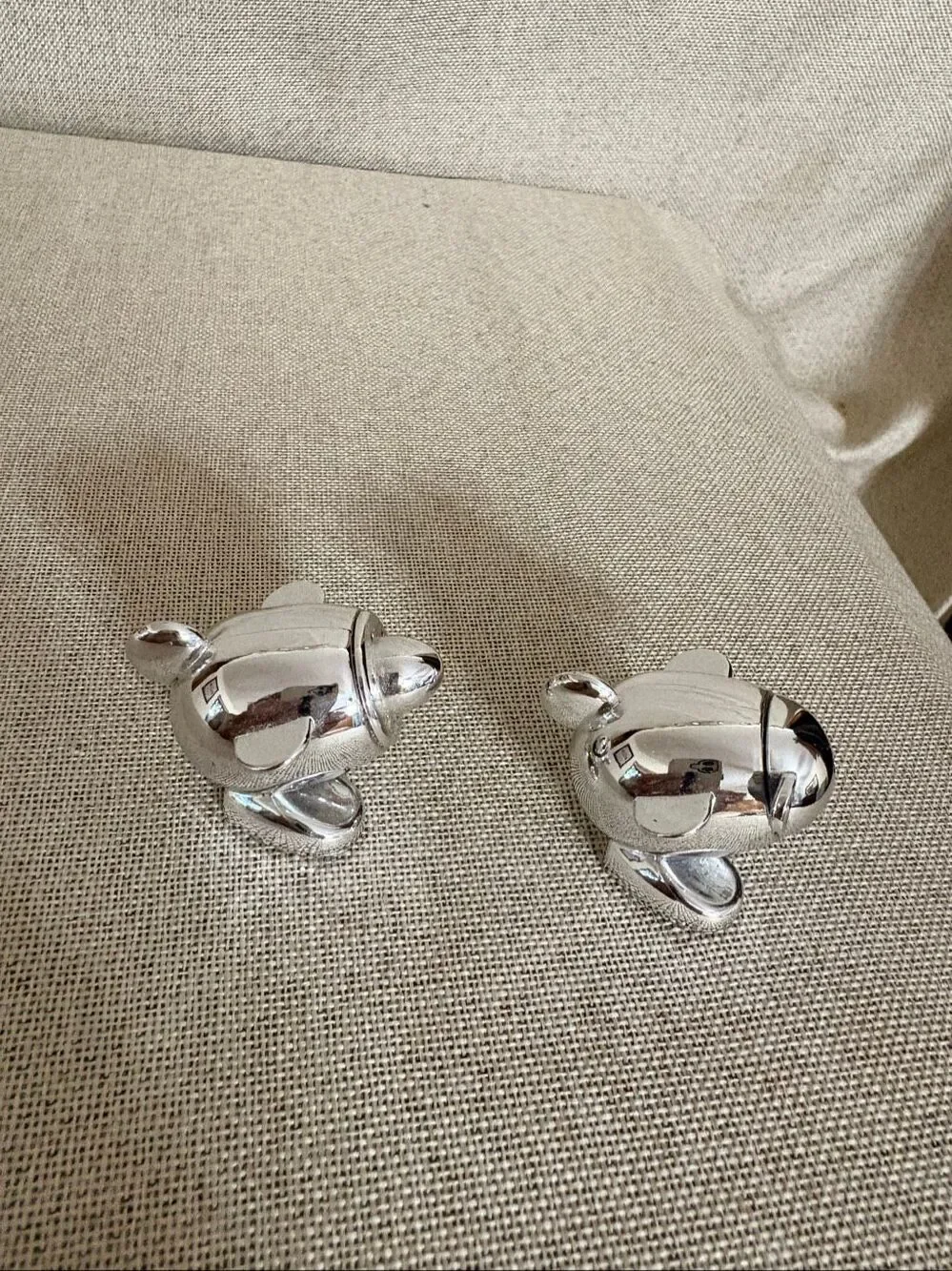 Virgin Atlantic Airplane Salt & Pepper Shakers Cruet Set Unused Airline Memorabi